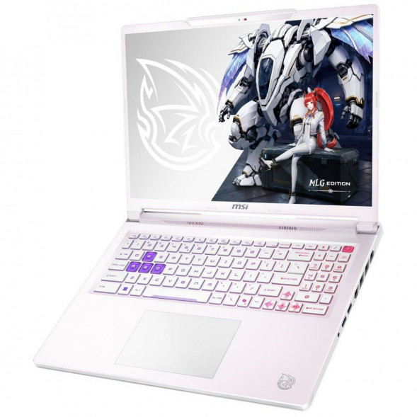 Ноутбук MSI Crosshair A16 HX MLG Edition E8WFK-090XRUY (16&amp;quot;, IPS, AMD Ryzen 9 8940HX 2.4ГГц, 16 ядер, 16ГБ DDR5, 1ТБ SSD, NVIDIA GeForce RTX 5060 - 8 ГБ, без ОС), белый в Твери