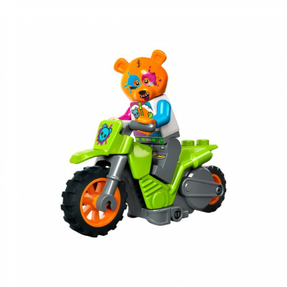 Конструктор LEGO City 60356 Трюковый мотоцикл медведя в Твери