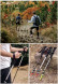 Треккинговая палка Naturehike 135 см, 1 шт., белый/красный в Твери