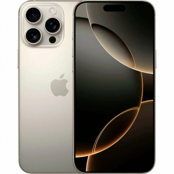 Смартфон Apple iPhone 16 Pro Max (nano SIM+eSIM) 512ГБ, Natural Titanium в Твери
