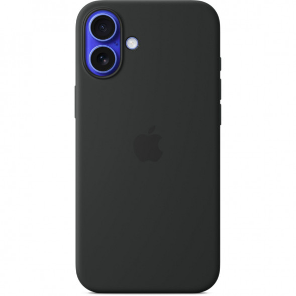 Чехол Apple для iPhone 16 Plus Silicone MagSafe, черный (MYY93ZM/A) в Твери