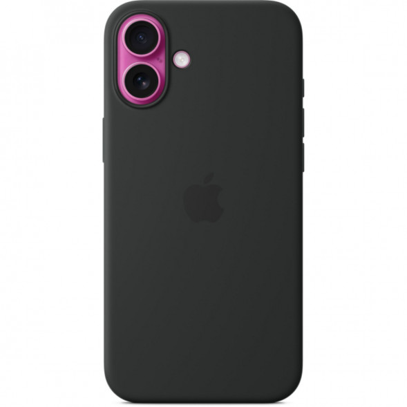 Чехол Apple для iPhone 16 Plus Silicone MagSafe, черный (MYY93ZM/A) в Твери