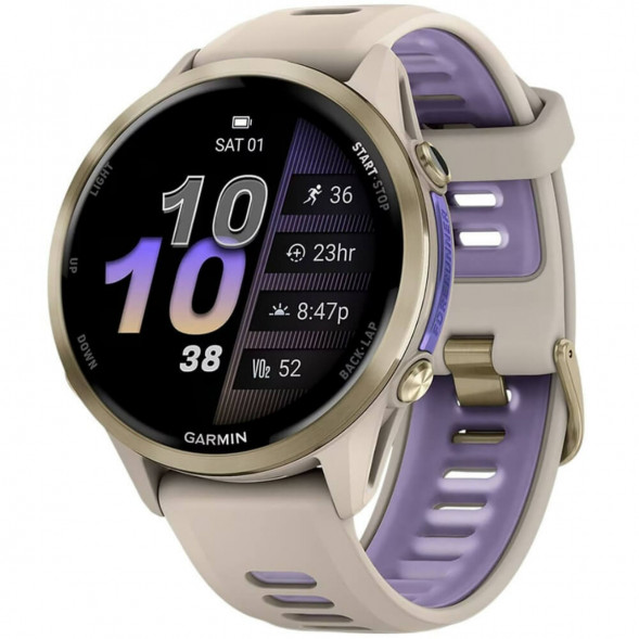 Умные часы Garmin Forerunner 970 Soft Gold Titanium/French Gray Translucent Indigo Band 010-02969-12 в Твери