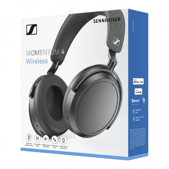 Беспроводные наушники Sennheiser Momentum 4 Wireless, Graphite в Твери