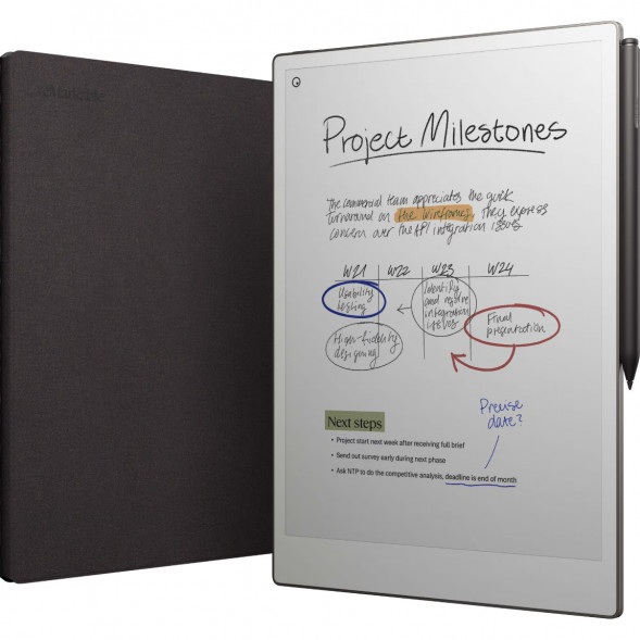 Графический планшет reMarkable Paper Pro + Стилус MarkerPlus + Чехол Book Folio Pro (Basalt) в Твери