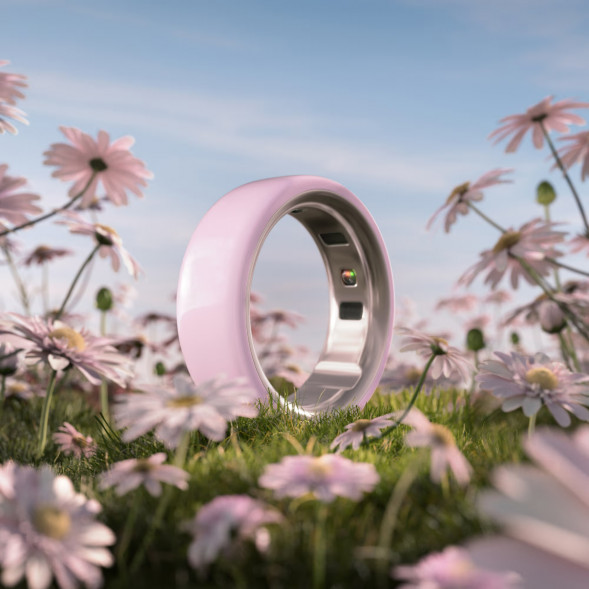 Умное кольцо Oura Ring 4 Ceramic (размер 9), Розовый/Petal в Твери