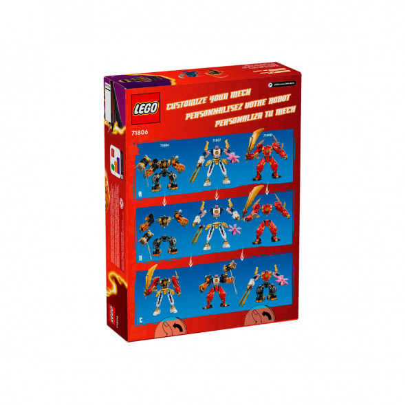 Конструктор LEGO Ninjago 71806 Элементальный земной робот Коула в Твери