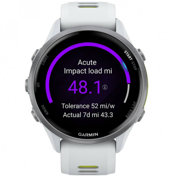 Умные часы Garmin Forerunner 970 Titanium Whitestone/Translucent Amp Yellow Band 010-02969-11 в Твери
