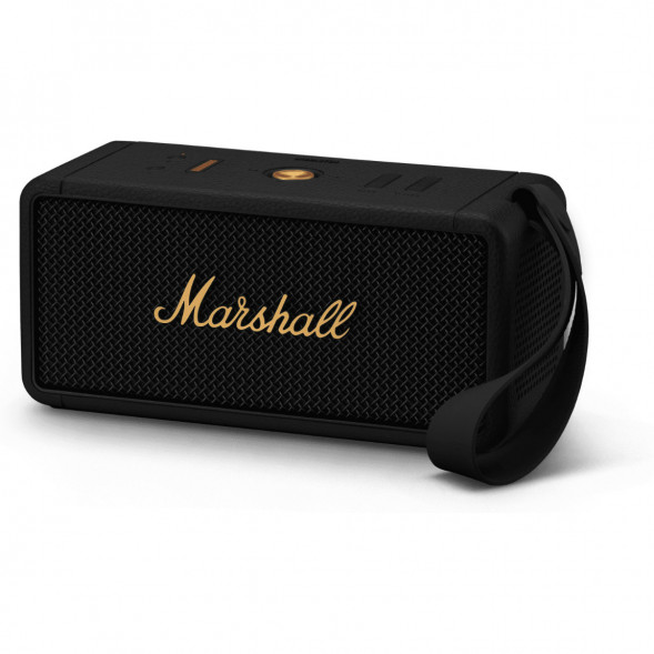 Портативная акустика Marshall Middleton, 60 Вт, черный и латунный в Твери