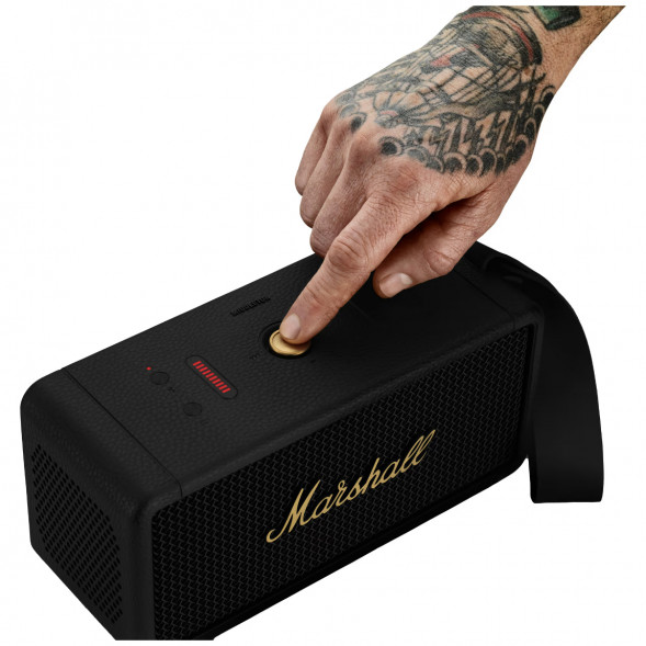 Портативная акустика Marshall Middleton, 60 Вт, черный и латунный в Твери