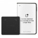 Аппаратный холодный криптокошелек Ledger Stax c чехлом Magnet Shell Black + Recovery Key в Твери
