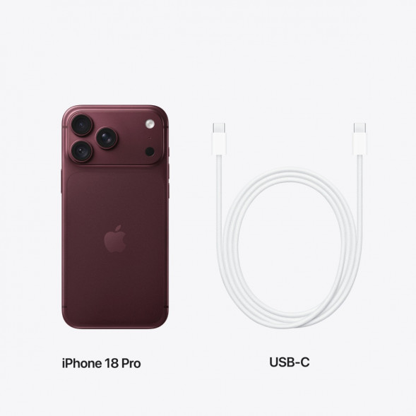 Смартфон Apple iPhone 18 Pro 1TB (eSIM), Burgundy в Твери