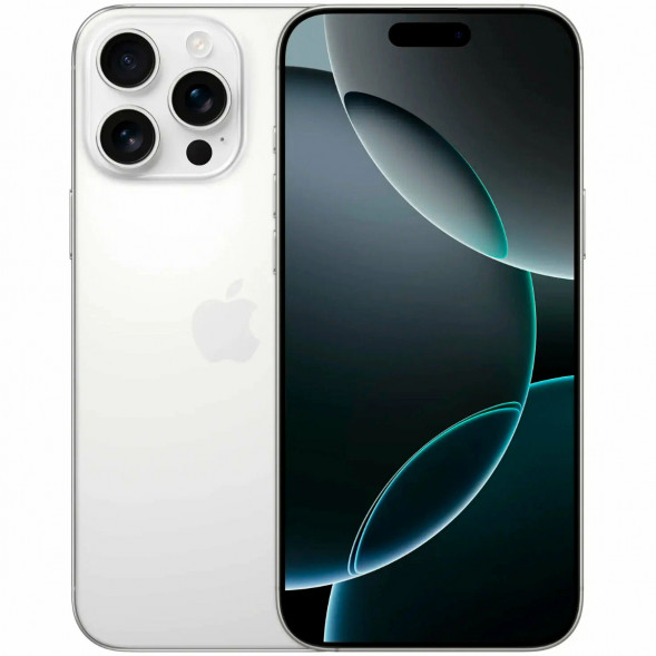 Смартфон Apple iPhone 16 Pro Max (nano SIM+eSIM) 512ГБ, White Titanium в Твери