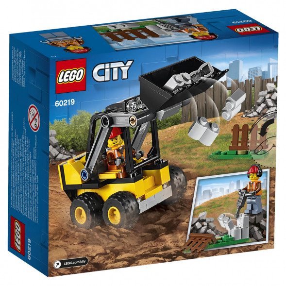 Конструктор LEGO City Great Vehicles 60219 Строительный погрузчик в Твери