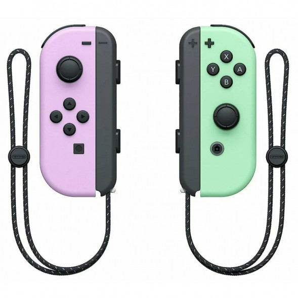 Геймпад Nintendo Switch Joy-Con controllers Duo, пастельный пурпурный / пастельный зеленый в Твери