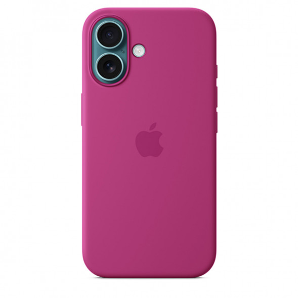 Чехол Apple для iPhone 16 Plus Silicone MagSafe, Fuchsia (MYYE3ZM/A) в Твери