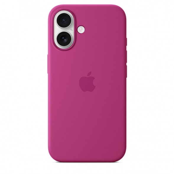 Чехол Apple для iPhone 16 Plus Silicone MagSafe, Fuchsia (MYYE3ZM/A) в Твери
