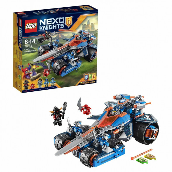 Конструктор LEGO Nexo Knights 70315 Устрашающий разрушитель Клэя в Твери