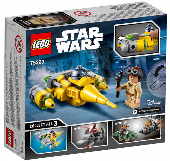 Конструктор LEGO Star Wars 75223 Микрофайтеры: Истребитель с планеты Набу в Твери