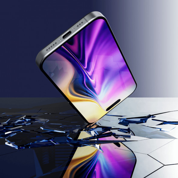 Закаленное стекло Graphene Rock Series 2.5D для iPhone 17 Pro в Твери