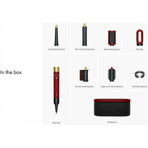 Стайлер Dyson Airwrap i.d. HS08 Straight+Wavy, Red Velvet/Gold (596927-01) в Твери