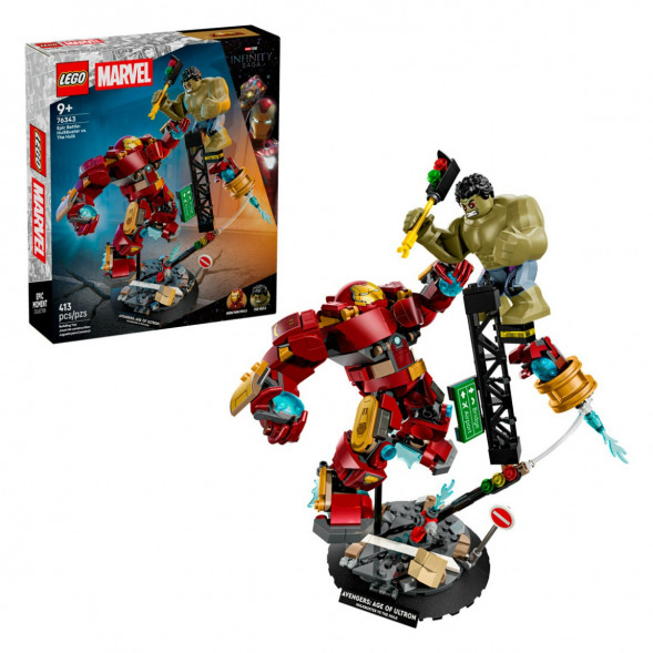 Конструктор LEGO Super Heroes 76343 Легендарная битва Халкбастера против Халка в Твери