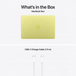 Ноутбук Apple MacBook Neo MHFD4 (A18 Pro 5-Core GPU, 8/256GB), Желтый/Citrus