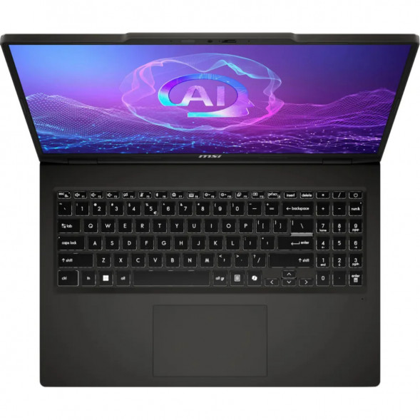 Ноутбук MSI VenturePro 16 AI A2HVEG-033XRU (16&amp;quot;, OLED, Intel Core Ultra 7 255H 2ГГц, 16 ядер, 16ГБ DDR5, 1ТБ SSD, NVIDIA GeForce RTX 4050 - 6 ГБ, FreeDOS), серый в Твери