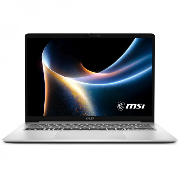 Ноутбук MSI Modern 14S AI+ G3MG-011XRU (14&amp;quot;, OLED, Intel Core Ultra 5 322 2.5ГГц, 6 ядер, 16ГБ DDR5, 512ГБ SSD, Intel Graphics, без ОС), серебристый в Твери