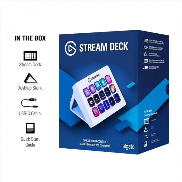 Контроллер Elgato Stream Deck MK.2, белый в Твери