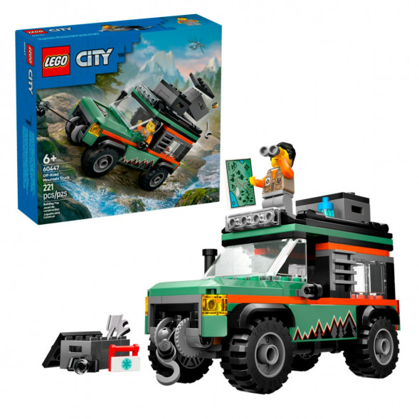 Конструктор LEGO City 60447 Внедорожный горный грузовик в Твери