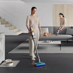 Пылесос Dyson V15s Detect Submarine, Yellow/Nickel