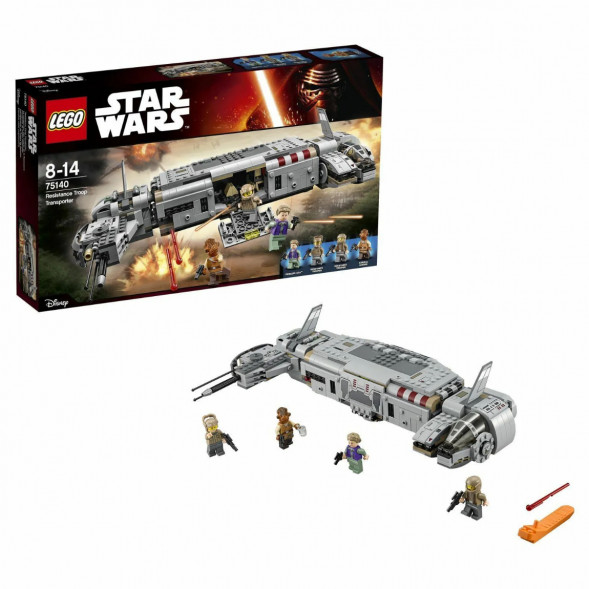 Конструктор LEGO Star Wars 75140 Военный транспорт Сопротивления в Твери