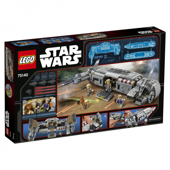 Конструктор LEGO Star Wars 75140 Военный транспорт Сопротивления в Твери