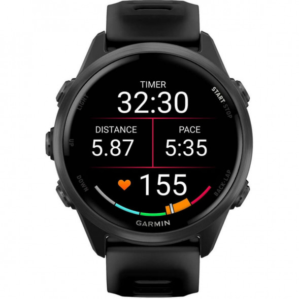 Умные часы Garmin Forerunner 570 42 мм Slate Grey Aluminium/Translucent Black 010-02970-00 в Твери