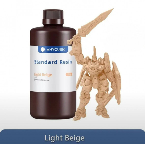 Смола для фотополимерного  принтера Anycubic Standard Resin Light Beige (Бежевый) в Твери