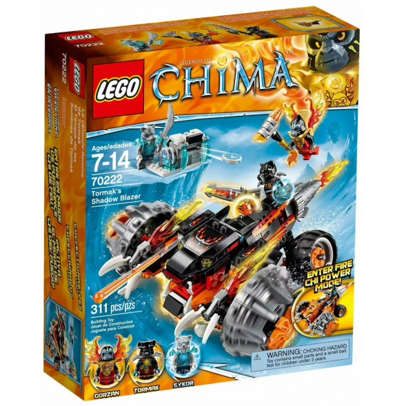Конструктор LEGO Legends of Chima 70222 Огненный Вездеход Тормака в Твери