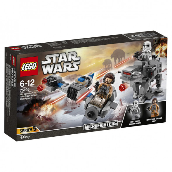 Конструктор LEGO Star Wars 75195 Бой пехотинцев Первого Ордена против спидера на лыжах в Твери