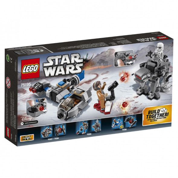 Конструктор LEGO Star Wars 75195 Бой пехотинцев Первого Ордена против спидера на лыжах в Твери