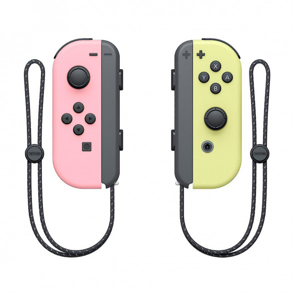 Геймпад Nintendo Switch Joy-Con controllers Duo, пастельный розовый / пастельный жёлтый в Твери