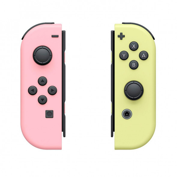 Геймпад Nintendo Switch Joy-Con controllers Duo, пастельный розовый / пастельный жёлтый в Твери