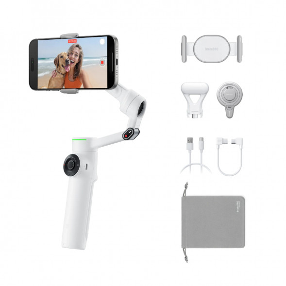 Стабилизатор Insta360 Flow 2 Pro Creator Kit, Summit White в Твери