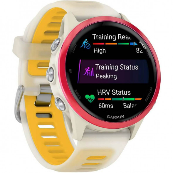 Умные часы Garmin Forerunner 570 42 мм Raspberry Aluminium/Translucent Bone/Mango 010-02970-02 в Твери