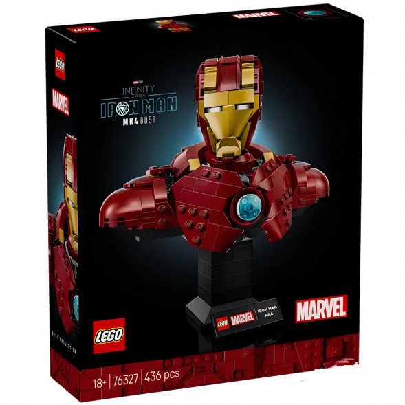 Конструктор LEGO Super Heroes 76327 Бюст Железного человека MK4 в Твери