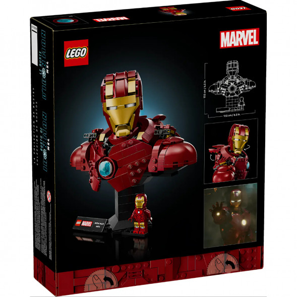 Конструктор LEGO Super Heroes 76327 Бюст Железного человека MK4 в Твери