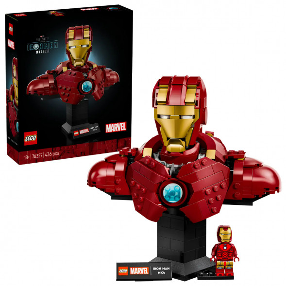 Конструктор LEGO Super Heroes 76327 Бюст Железного человека MK4 в Твери