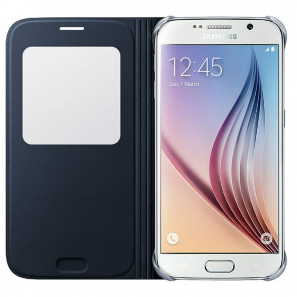 Чехол для Samsung Galaxy S6 S-View Cover (EF-CG920BBE), Black в Твери