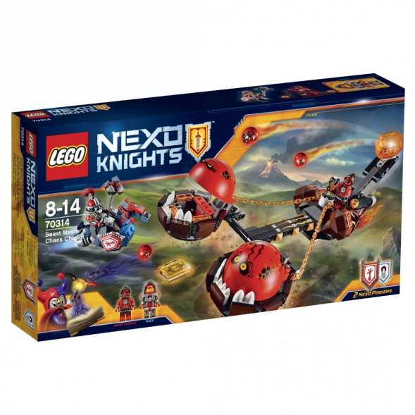 Конструктор LEGO Nexo Knights 70314 Безумная колесница Укротителя в Твери