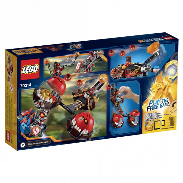 Конструктор LEGO Nexo Knights 70314 Безумная колесница Укротителя в Твери