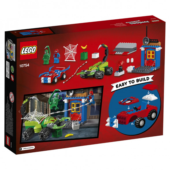 Конструктор LEGO Juniors 10754 Решающий бой Человека-паука против Скорпиона в Твери